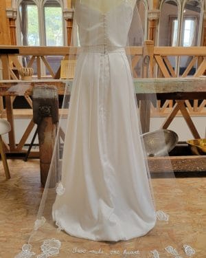 voile de mariée broderie personnalisée